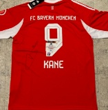 Harry Kane FC Bayern Munchen 2025-26 Adidas Home Soccer Jersey coa