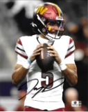 Jayden Daniels Washington Commanders Autographed 8x10 Photo coa