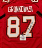 Rob Gronkowski Tampa Bay Buccaneers Autographed Custom Football Jersey coa