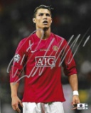 Cristiano Ronaldo Manchester United Autographed 8x10 Photo coa