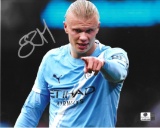 Erling Haaland Manchester City Autographed 8x10 Photo coa