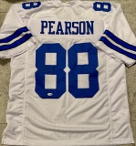 Drew Pearson Dallas Cowboys Autographed Custom Football Jersey Beckett Hologram