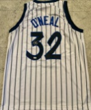 Shaquille O'Neal Orlando Magic Autographed Custom Basketball Jersey coa