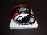 Von Miller Denver Broncos Autographed Riddell Mini Helmet coa