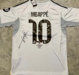 Kylian Mbappé Real Madrid Autographed 2025-26 Adidas Home Jersey coa