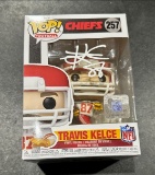 Travis Kelce Kansas City Chiefs Autographed Funko POP! coa