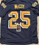 LeSean McCoy Pittsburgh Panthers [NCAA] Autographed Custom Football Jersey JSA coa