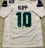 Cooper Kupp Seattle Seahawks Autographed Custom Football Jersey coa