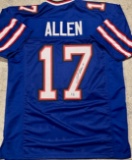 Josh Allen Buffalo Bills Autographed Custom Football Jersey coa