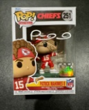 Patrick Mahomes Kansas City Chiefs Autographed Funko POP! coa
