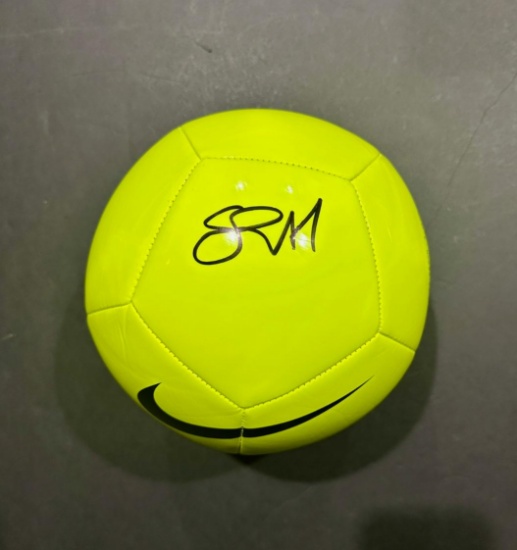 Erling Haaland Manchester City Autographed Nike Soccer Ball coa