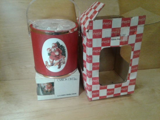 Coca-Cola Ice Bucket & 14 oz. Tumbler Set