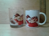 Coca-Cola Christmas Glass & Mug
