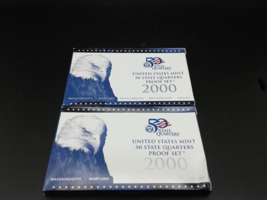 2000 US Mint State Quarters Proof Set (2)