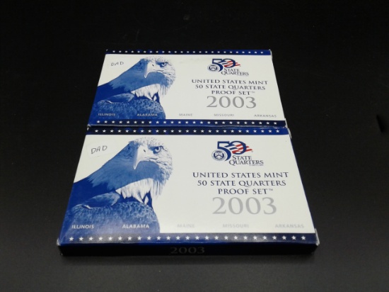 2003 US Mint State Quarters Proof Set (2)