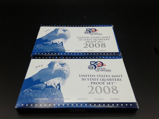 2008 US Mint State Quarters Proof Set (2)