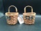 Boyds Collection Pair of Yankee Doodle (Rounded) Baskets