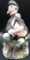 Original Arnart Creation Japan Drinking Man with Dog Figurine (As-Is)