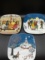 Royal Doulton Christmas in America, Poland, Bulgaria Plates