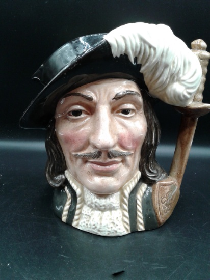 Royal Doulton Face Jug: Athos D6452 (One of the "Three Musketeers")