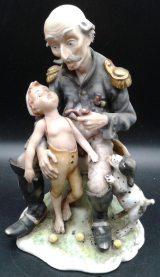 Lipper & Mann Story Time with Boy & Dog Figurine (As-Is)
