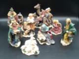Nativity Scene Set of 8 Figurines