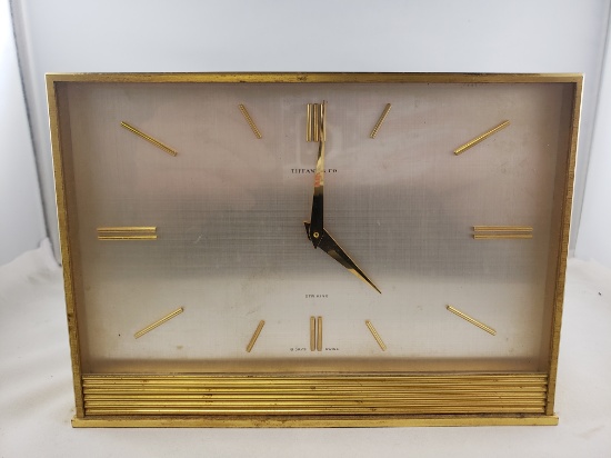 Mid Century Tiffany Desk Clock