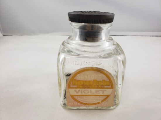 Sanfords Violet Ink Bottle