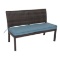 Allen + Roth Brown Patio Bench