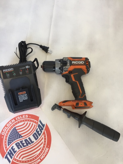Ridgid Brushless 18V Compact Hammer Drill/Driver Kit (No batteries)