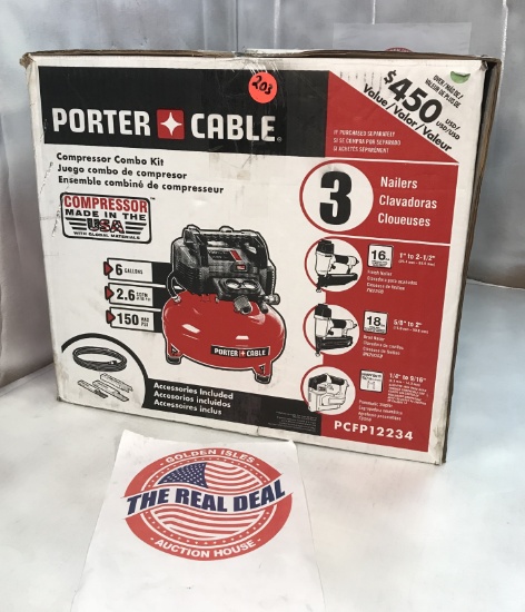 Porter & Cable Compressor Combo Kit