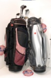 Assorted lot of Golf Clubs and Bags (2)