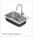 American Standard single bowl sink (stainless steel)