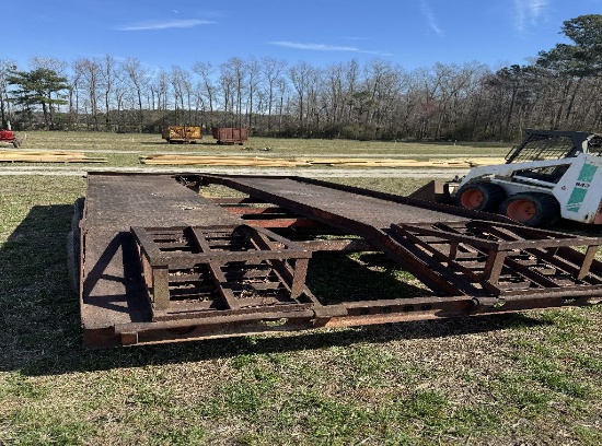 3 axel heavy duty trailer