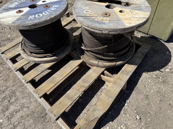 2 rolls of approx. 3/4" cable. 2 times the money.