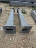 LARGE galvanized structural outriggers.