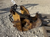 CAT backhoe knuckle.