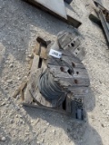 2 rolls of galvanized cable.