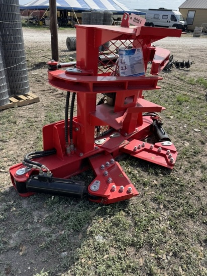 Agrotk tree sheer for skid steer. (new)