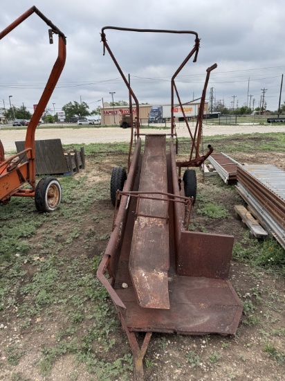 Hay bale elevator. Will need rubber.