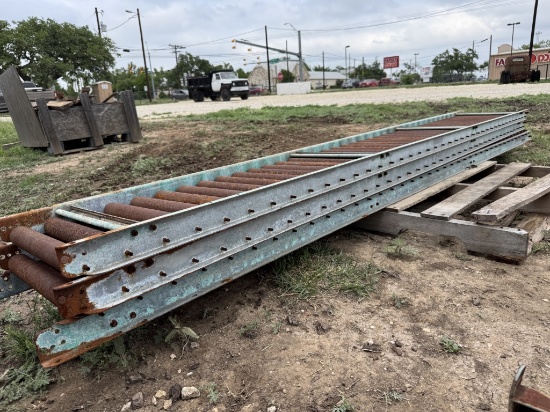3-18" x 10' roller tables. ( times the money )