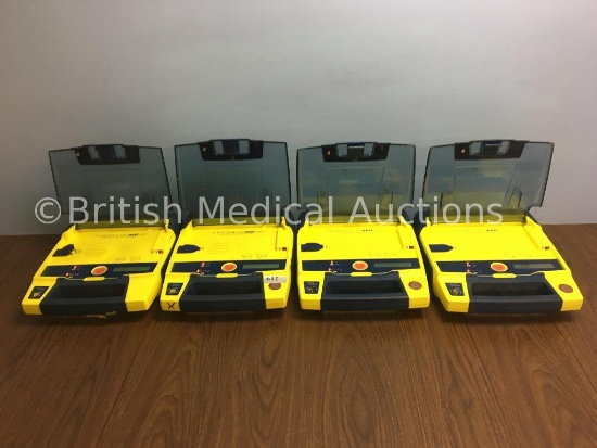 4 x Cardiac Science PowerHeart AED G3 Automated External Defibrillators (All Power Up with Stock