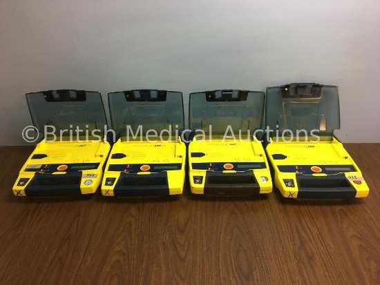 4 x Cardiac Science PowerHeart AED G3 Automated External Defibrillators (All Power Up with Stock