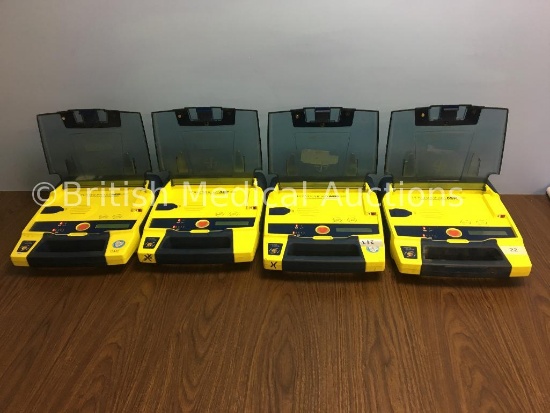 4 x Cardiac Science PowerHeart AED G3 Automated External Defibrillators (All Power Up with Stock