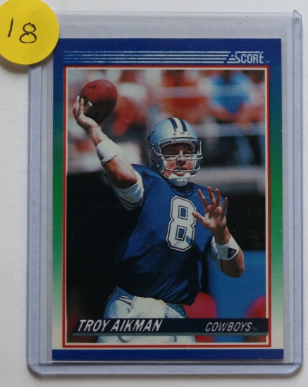 1990 Score Trading Card "Troy Aikman"