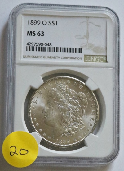 1899-O NGC MS63 Morgan Silver Dollar