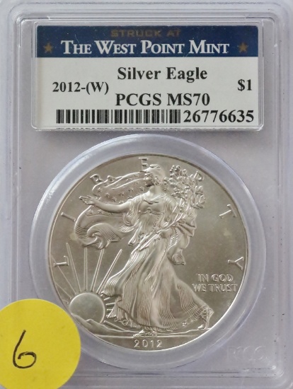 PCGS 2012-W Silver Eagle