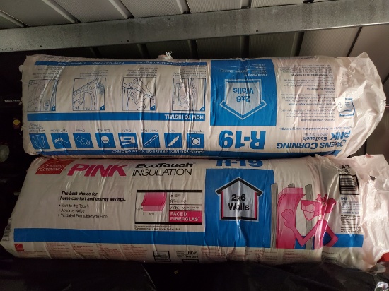 Two Rolls Of R-19 Insulation