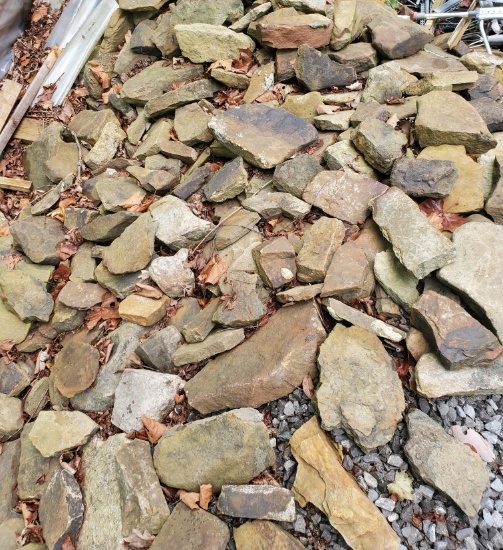 Entire Lot Of Decorative Landscaping Stone