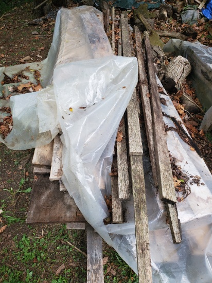 Stack Of Rough Cut Poplar Lumber
